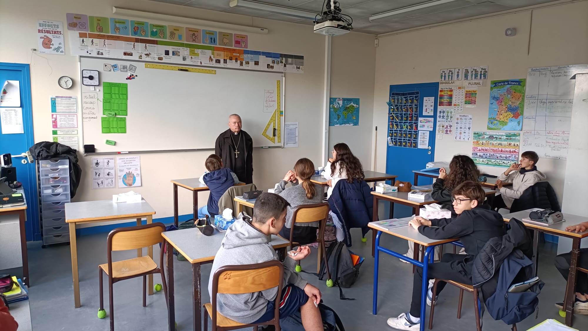 Visite de Monseigneur Yves Baumgarten