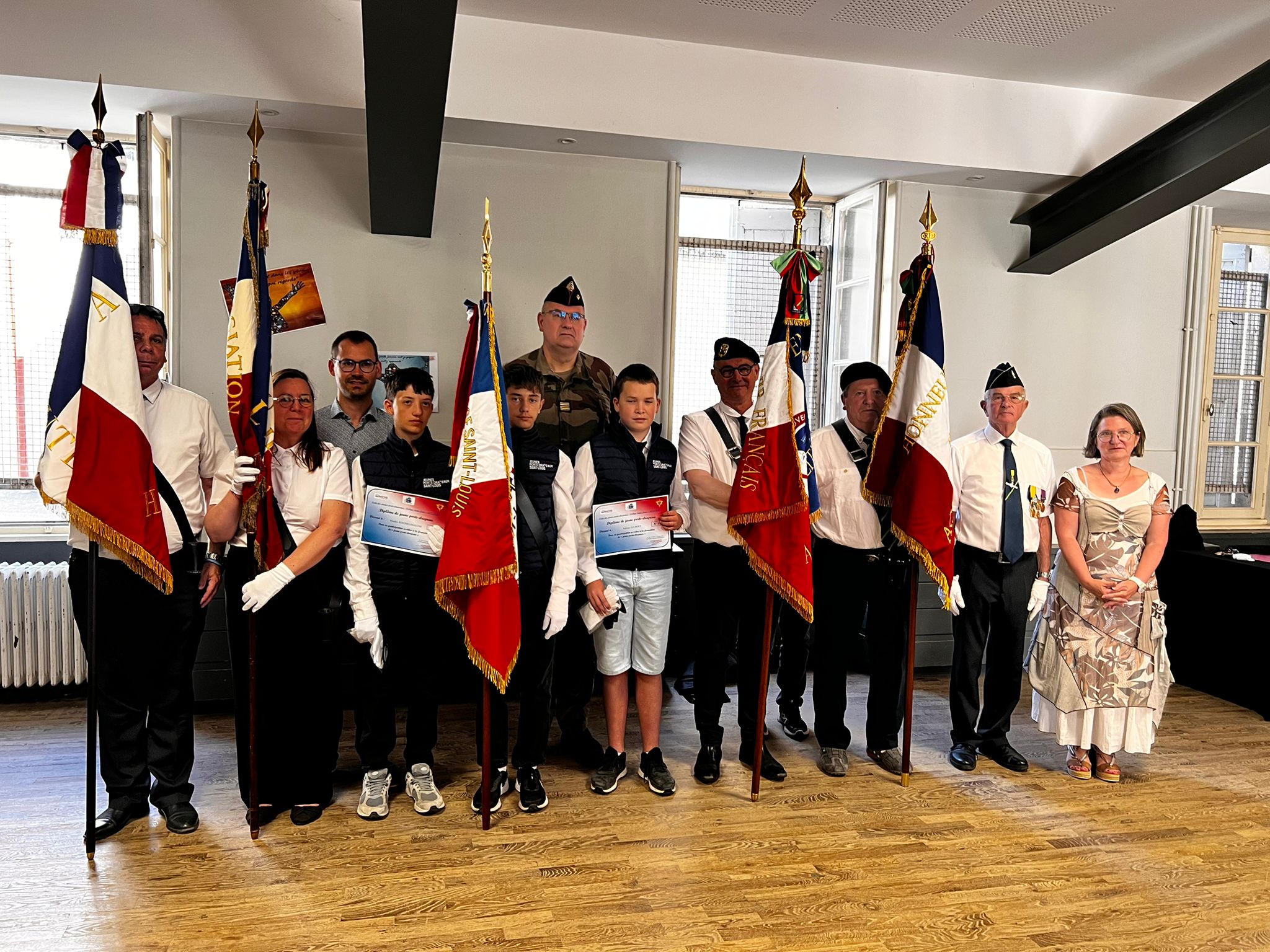 remise diplome porte drapeaux 2025
