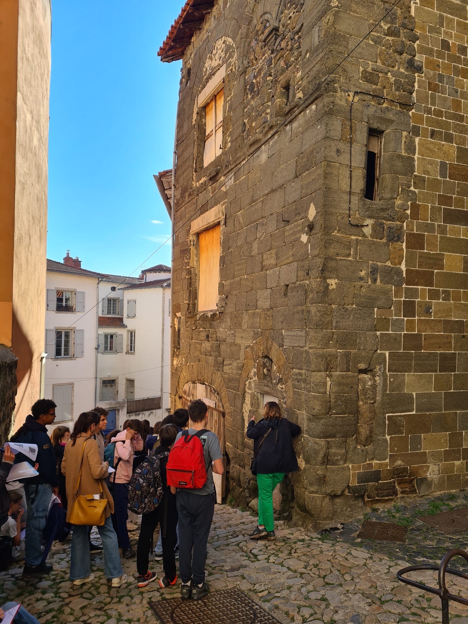 Les 4eme Euro visitent le Puy en Anglais